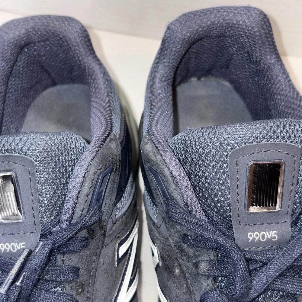 New Balance 990v5 Running Shoes - Women's US 8‎ Sneakers Navy Blue Made in USA